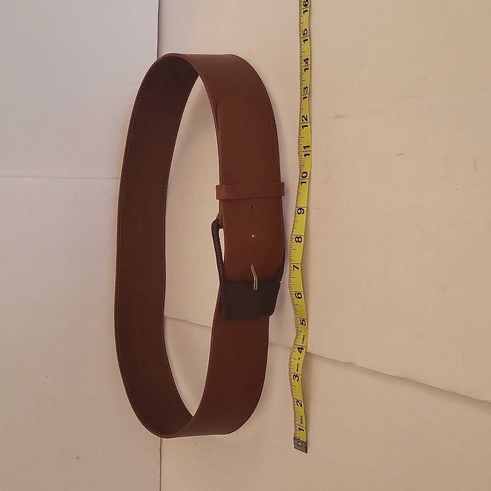 NWOT Banana Republic Wide Genuine Leather Belt, Tan, Size M